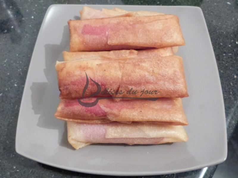 Brick jambon de poulet et fromage - Entrée | Délices du jour